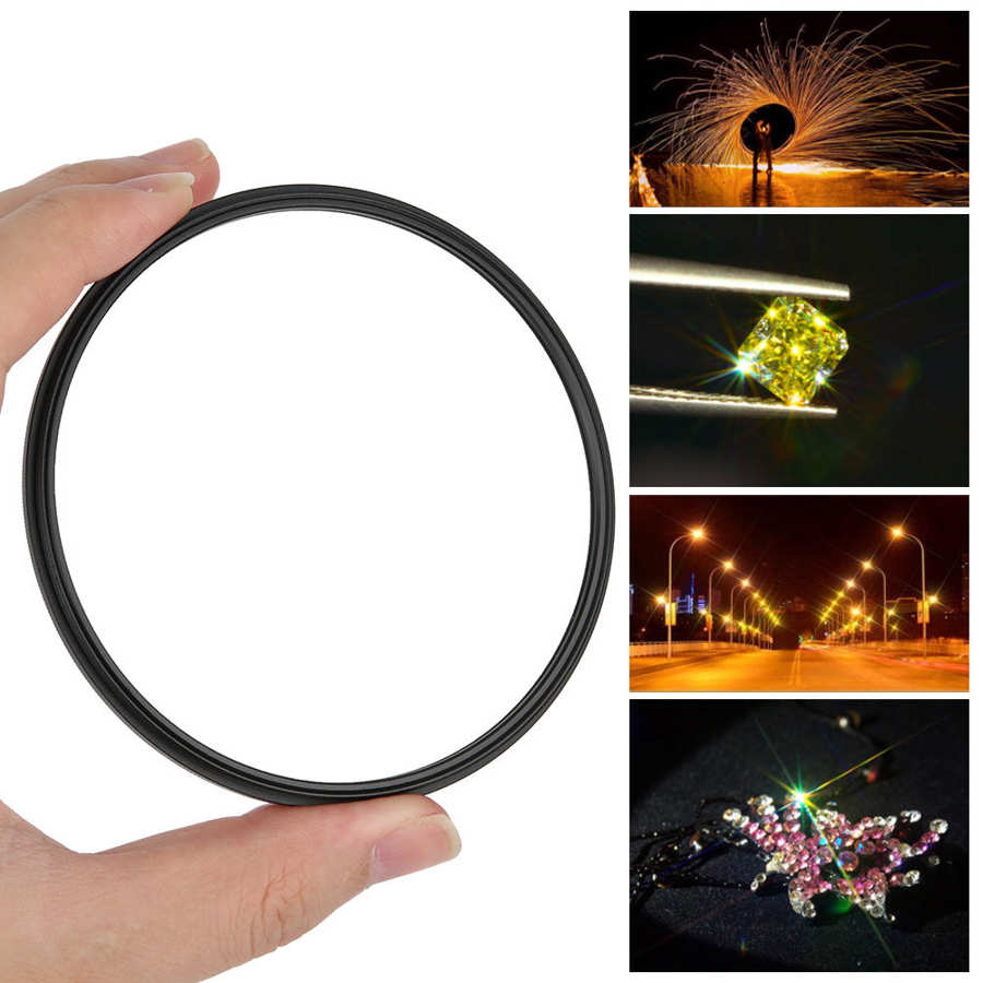 Camera Filter Accessoires Kleurrijke Glas Junestar Star Filter 95Mm 4 Lijn Starlight Night Fotografie Schieten Voor Nikon Lens