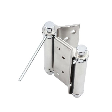Bisagra de puerta de doble vía, bisagras de resorte de doble efecto, bisagra fría, bisagra fuerte y duradera, 2 uds.: BA60030 2-Pcs