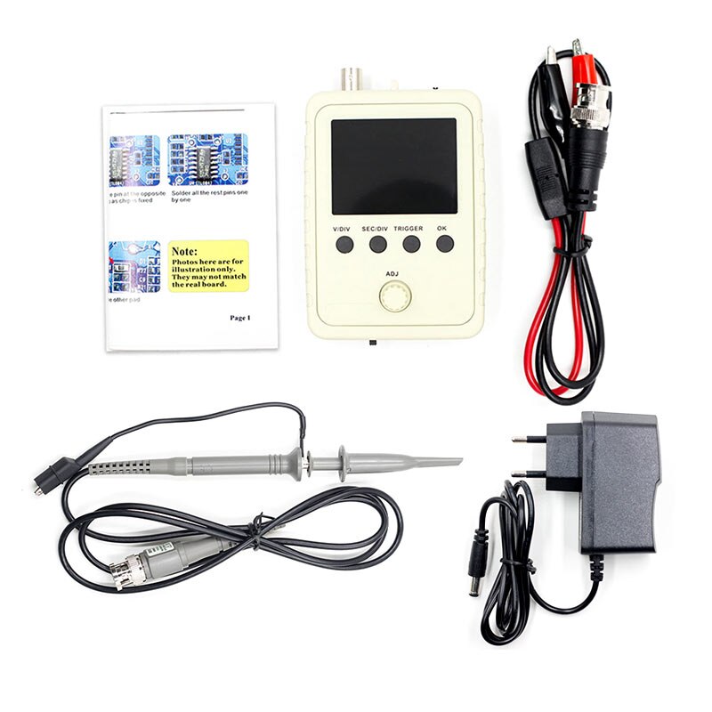 Kit de osciloscopio Digital DIY, 15001K, 1MSa/s, 200KHz, ancho de banda analógico, compatible con 80KHz, PWM, actualización de Firmware, FNIRSI-150 DSO
