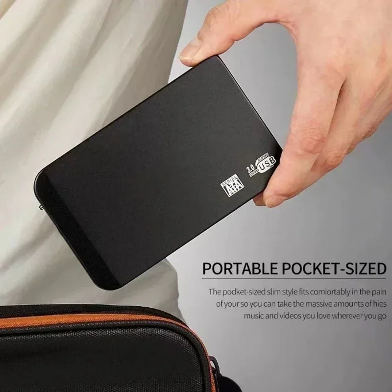 Lenovo Hochgeschwindigkeits-128TB-SSD-USB-3.0-Gehäbenutzen Handy, Mobiltelefon Festplattengehäbenutzen für SSD Externe Speicher-HDD-Kasten Mit USB3.0-Kabel ABS