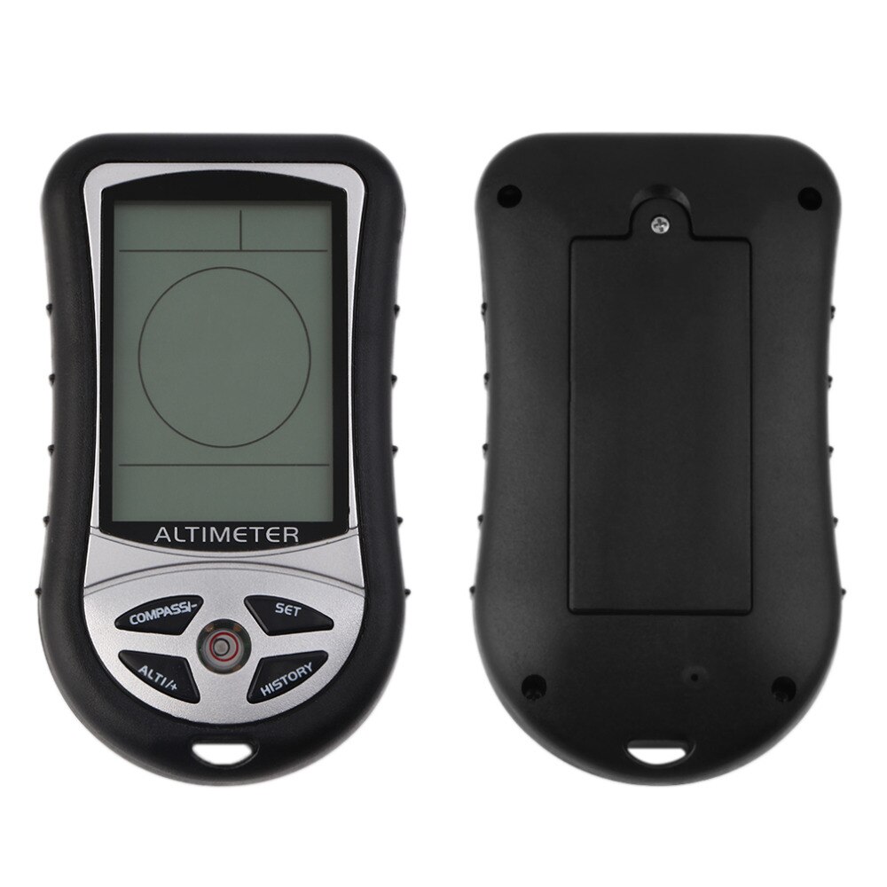 8 In 1 Digital LCD Compass Altimeter Barometer Thermo Temperature Clock Calendar for outdoor hiking fishing