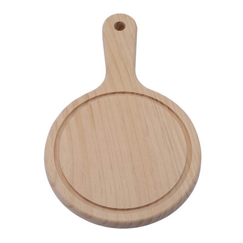 Platos redondos de madera para Pizza, bandeja para pan de Pizza de Color madera, bandeja de horno para pasteles, tabla de corte de piedra para Pizza, bandeja para hornear pasteles, herramienta
