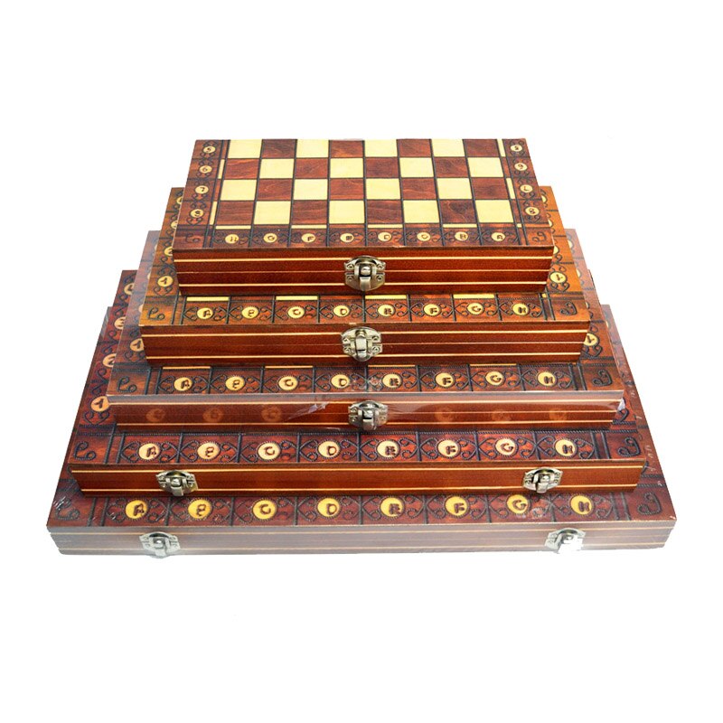 Super Magnetic Wooden Chess Backgammon Checkers 3 ... – Grandado