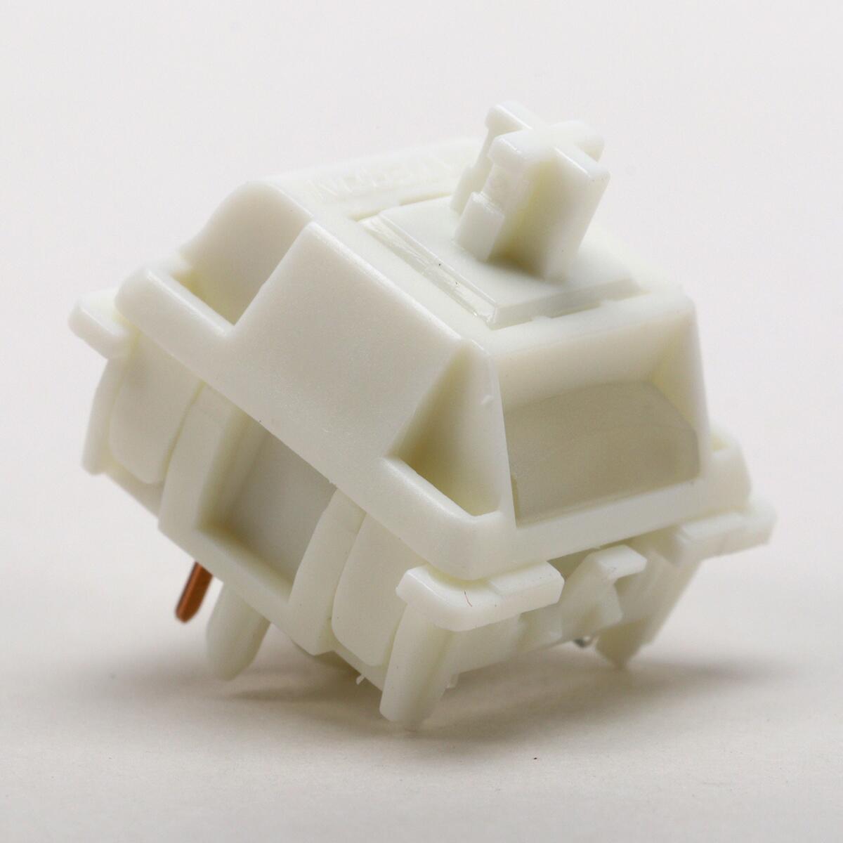 Gateron Smoothie Switch Linear Milkshake Switch MX Gaming Mechanical Keyboard Pre Lubed 40g Two Stages Spring Full POM Switches: Yellow Switch