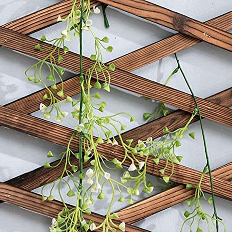 -hölzern Gitter Mauer Pflanze Garten Gitter Pro Klettern Pflanzen draussen Luft Pflanze vertikal Gestell Mauer Dekor