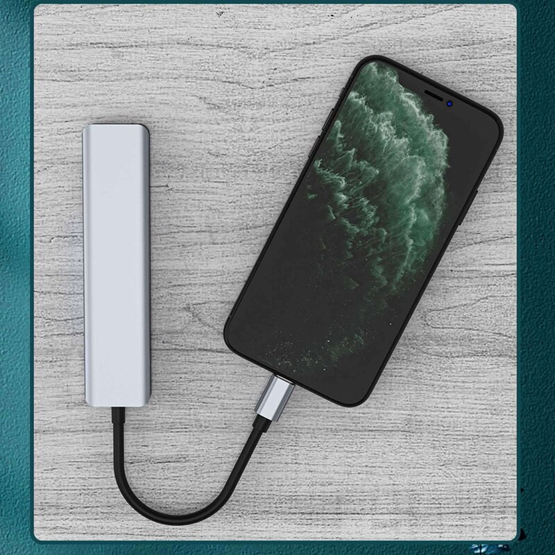Type C to HDMI-Compatible 4K USB-C 3.0 Adapter Hub for Samsung S20 Dex Huawei P30 Dock Xiaomi 10 Projector TV