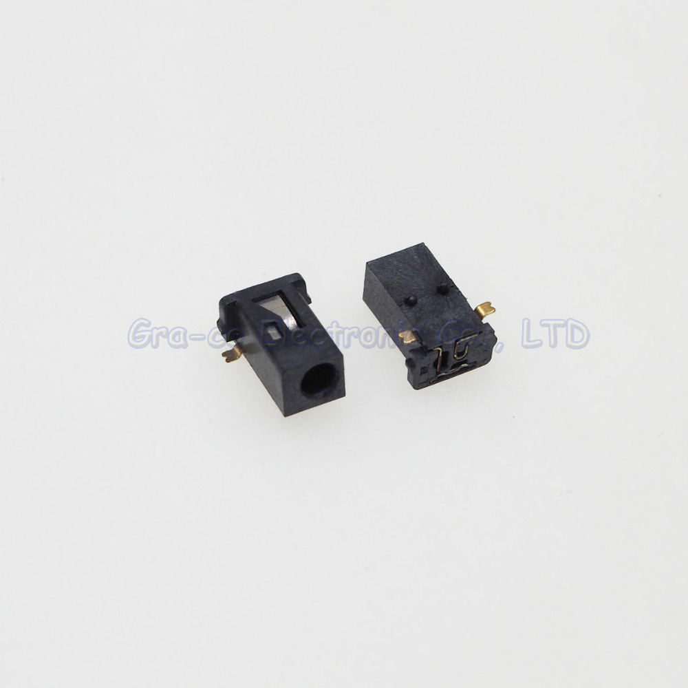 100 stk  dc096 smt 2.0mm dc strømkontakt dc ladestikk for nokia-telefon