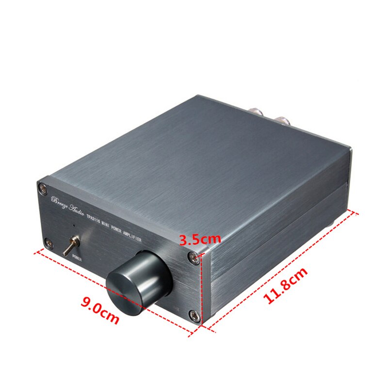 Amplificador Breeze Audio BA100 TAP3116 amplificador de potencia Clase D amplificador estéreo NE5532P 50W + 50W amp