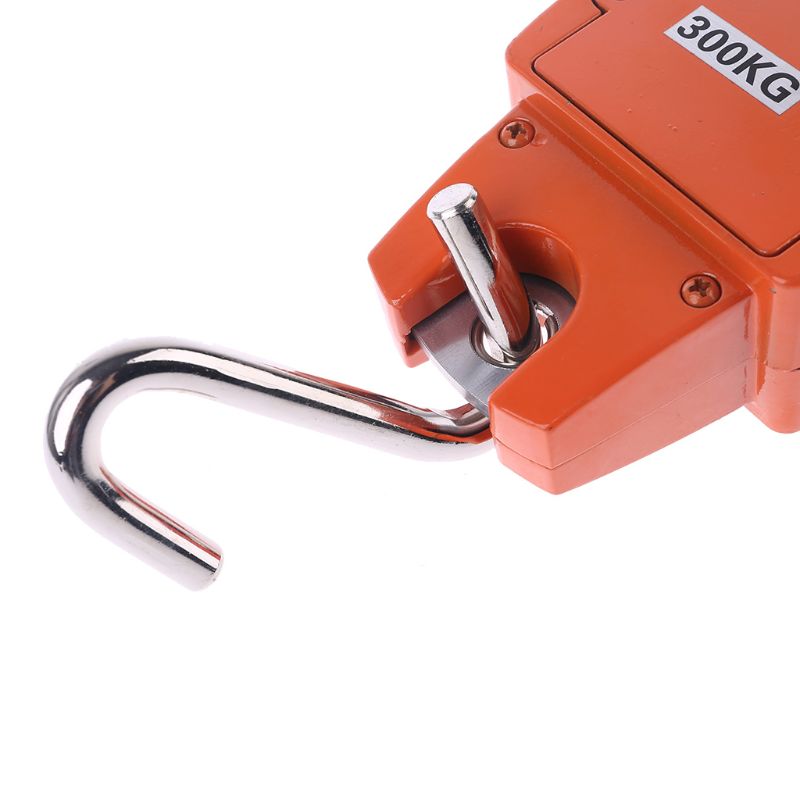 Electric Hook Scale Hanging Digital Balance Scale With Dismountable S-Hook Pounds Kg Unit For Weighing Luggages Vertically Heavy