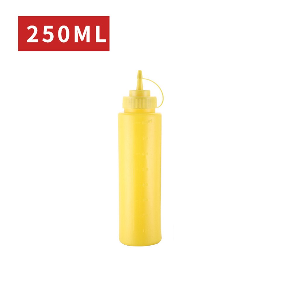 Squeeze Kruiderij Flessen Met Op Cap Deksels Ketchup Mosterd Sauzen Olijfolie Flessen Keuken Gadget: MULTI