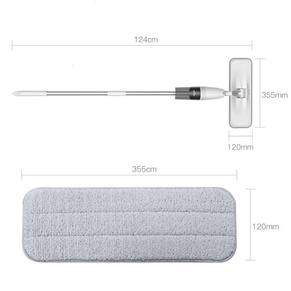 Xiaomi deerma spray mopp 360 graders roterende håndholdt mijia vannspray mopp hjem rengjøring feie mopping støvsuger