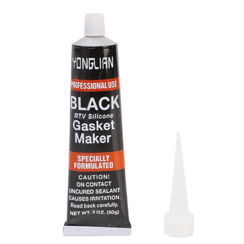 RTV-sellador instantáneo de silicona para motor, sellador de alta temperatura, resistente, líquido, aceite negro, F3G0