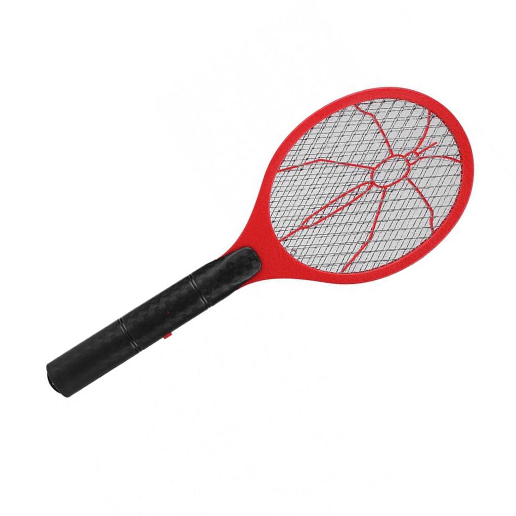 Vliegenmepper Elektrische 3-Lagen Mesh Ongediertebestrijder Bug Zapper Racket Draadloze Lange Handvat Batterij Aangedreven: NO.1