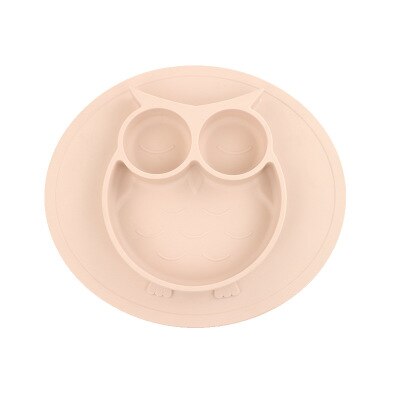 Uil baby siliconen dinerbord uil dinerbord kinderdinerbord antislip rooster aanvullend voedsel dinerbord voedselveilig: 6