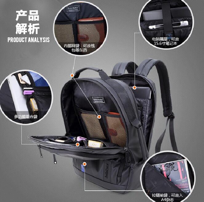 081917 yesetn bag men double shoulder bag backpack