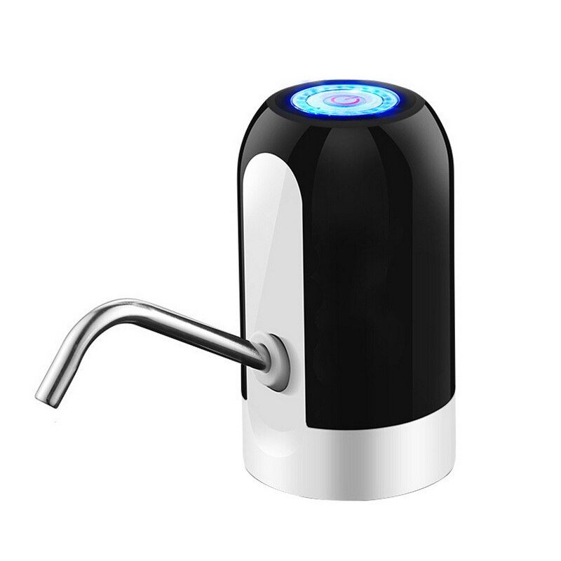 USB Wireless Smart Electric Water Pump Dispenser Bottle Portable Beverage Suction Automatic Suction Pump for Home Travel: black