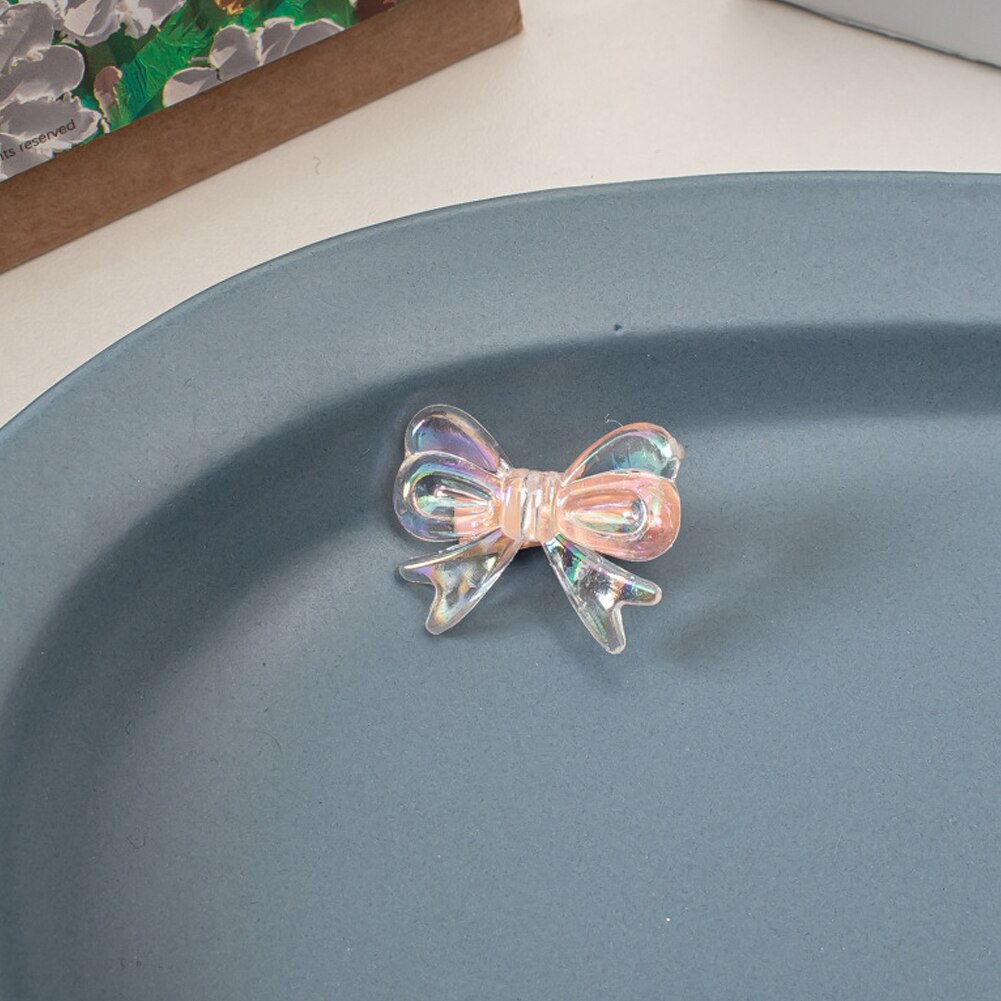 Pinzas pequeñas transparentes para el pelo para niña, accesorios para el cabello, minigarra transparente para el pelo para niña, 3CM, 1 Uds.: Orange