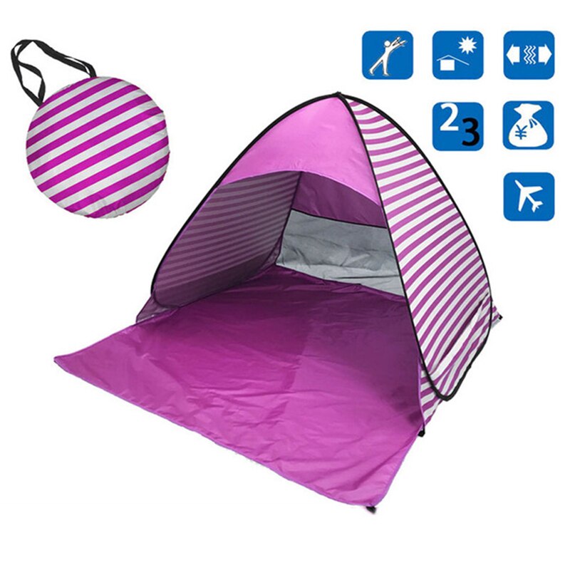 1 - 2 Person Strand Zelt Ultraleicht Klapp Zelt Pop Up Automatische Offenen Zelt Familie Tourist Fisch Camping Sonne Schatten zelt X109D: color 1