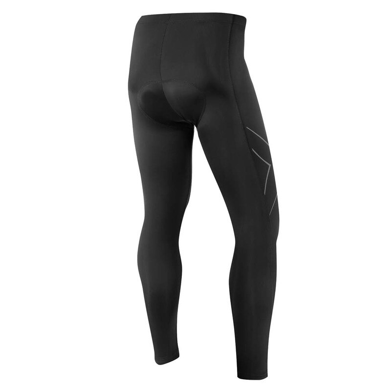 Pantalones largos de ciclismo para hombre, medias de compresión transpirables acolchadas con Gel 3D, longitud completa