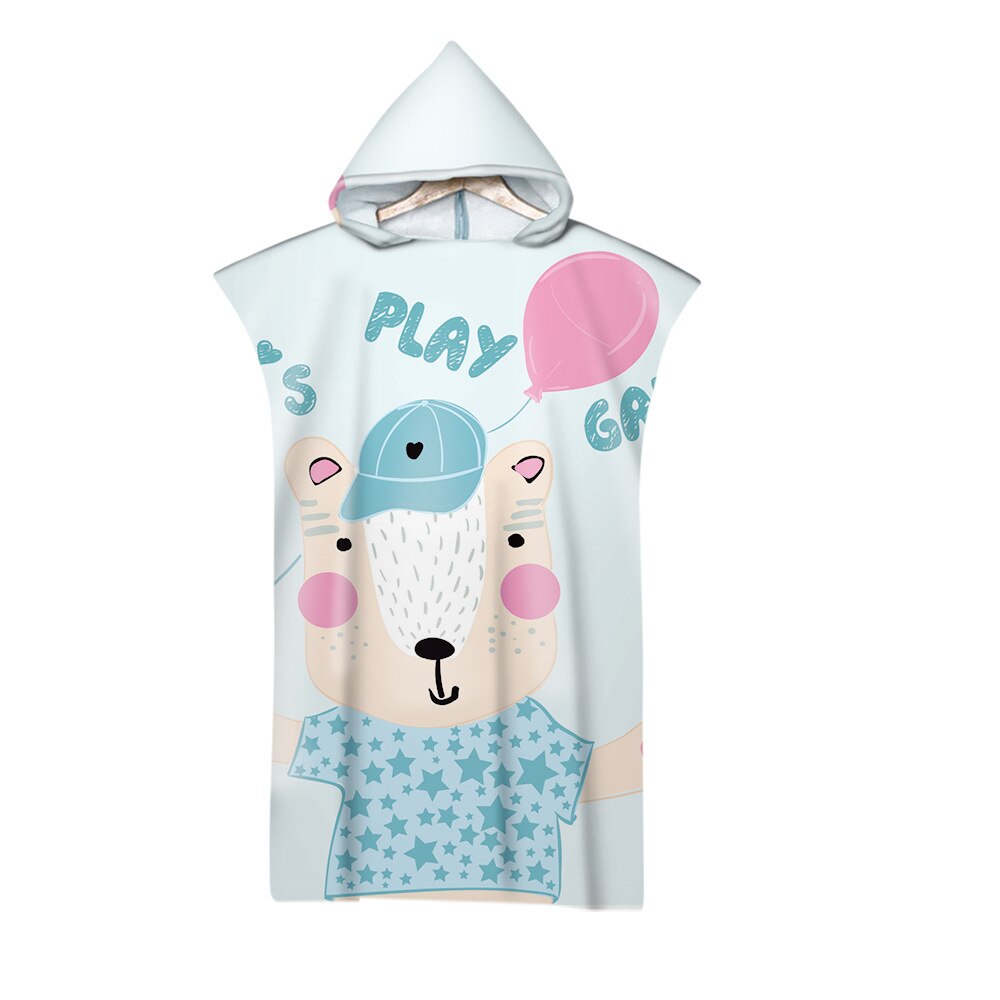 Mikrofaser Stoff Erwachsene Schnell Trocknend Strand Handtuch Ändern Bademantel Mäntel Mit Kapuze Gym Swimmng Bad Handtuch Surf Poncho Beachwear: 3