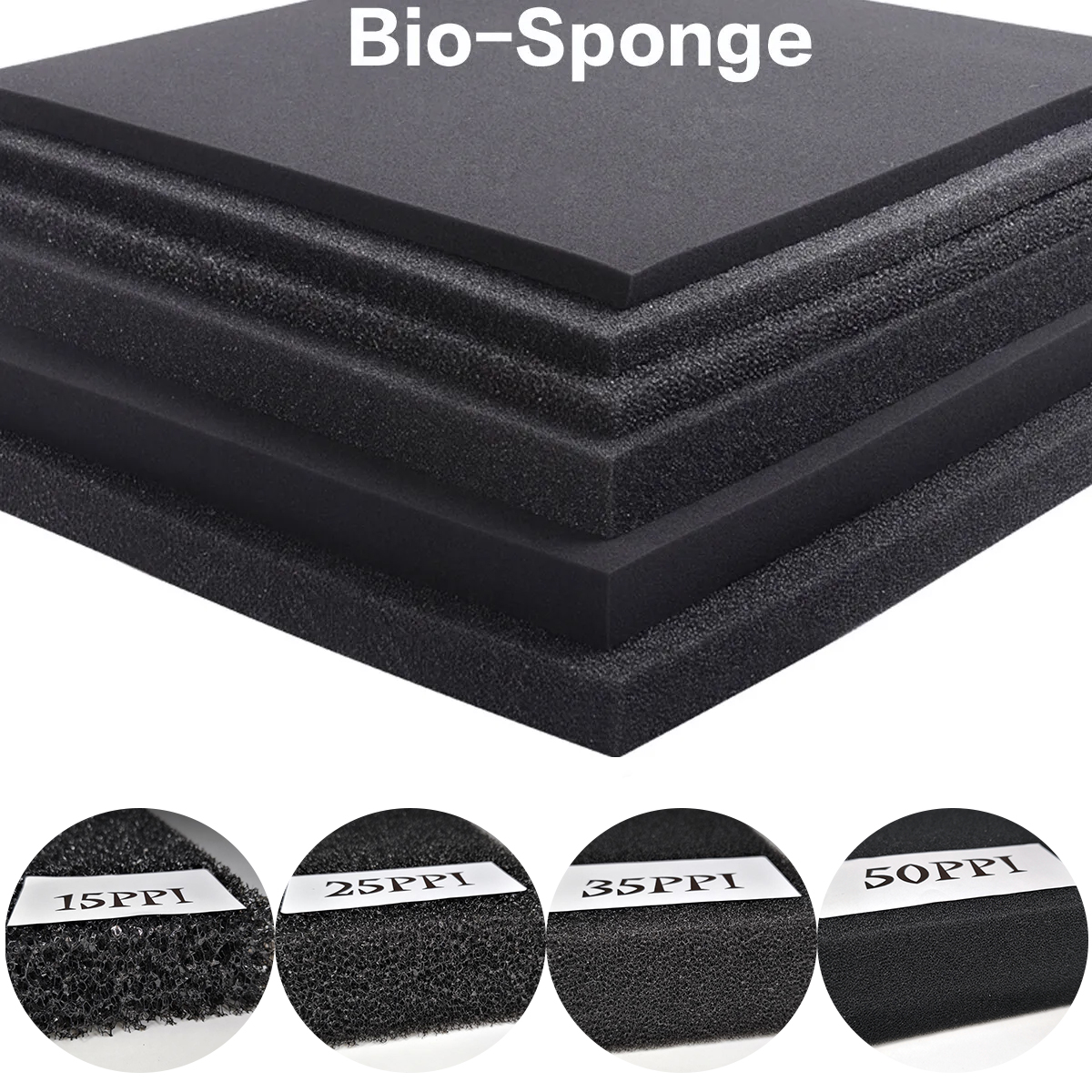 Aquariumfilter Schuimspons, Aquariumspons Filtermedia Schuimkussen Vel Filtratieschuim Aquarium Biochemische filterspons Pad