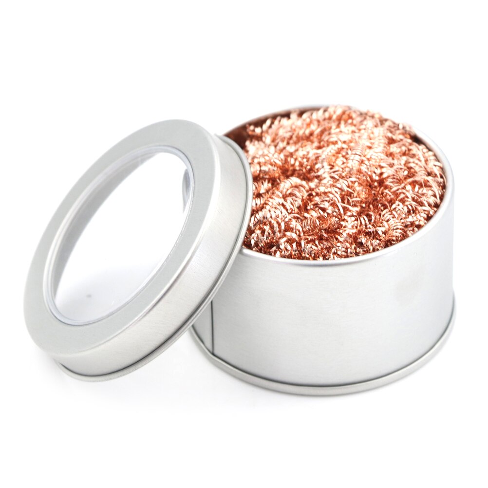 Thuis Cleaning tools Solderen Soldeerbout Tip Cleaner Staal Schoonmaken Draad Bal Zware Lassen
