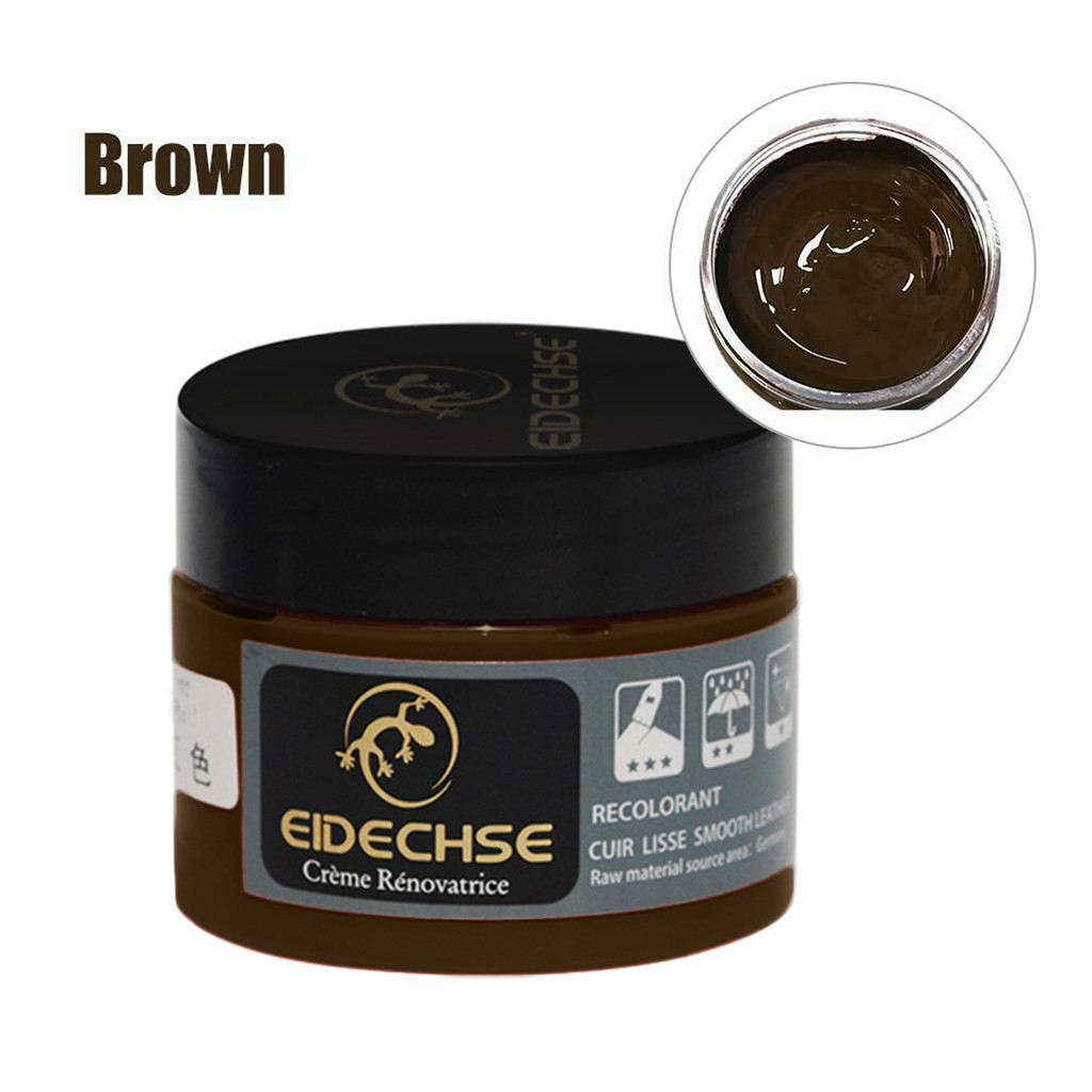 Leather Vinyl Repair Filler Compound Cream for Leather Restoration Cracks Burns Car Seat Sofa Holes Store: Brown