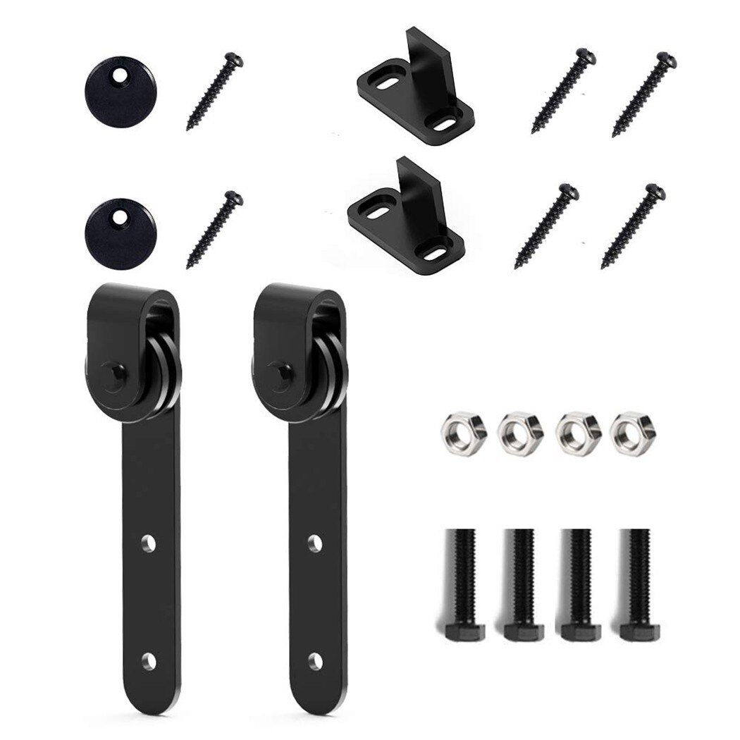 1 Se Kast Schuifdeuren Schuur Deur Hardware Kit Super Mini Schuifdeur Hardware Track Gebogen Hanger Systeem