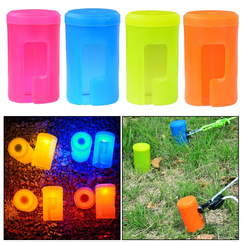 Tent Light Camping Trip Batterij Aangedreven Waterdichte Led Tent Peg Verlichting Essentiële Kampeerspullen Voor Outdoor Tenten Te Bevestigen