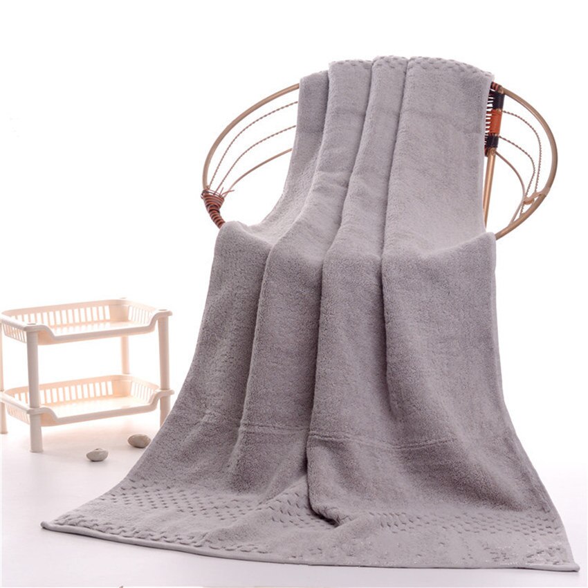 750g Luxe Egyptische Katoenen Handdoeken badkamer voor Volwassenen Grote Sauna Badstof Handdoeken Grote Lakens 70*145 cm strand Handdoeken: Light Grey