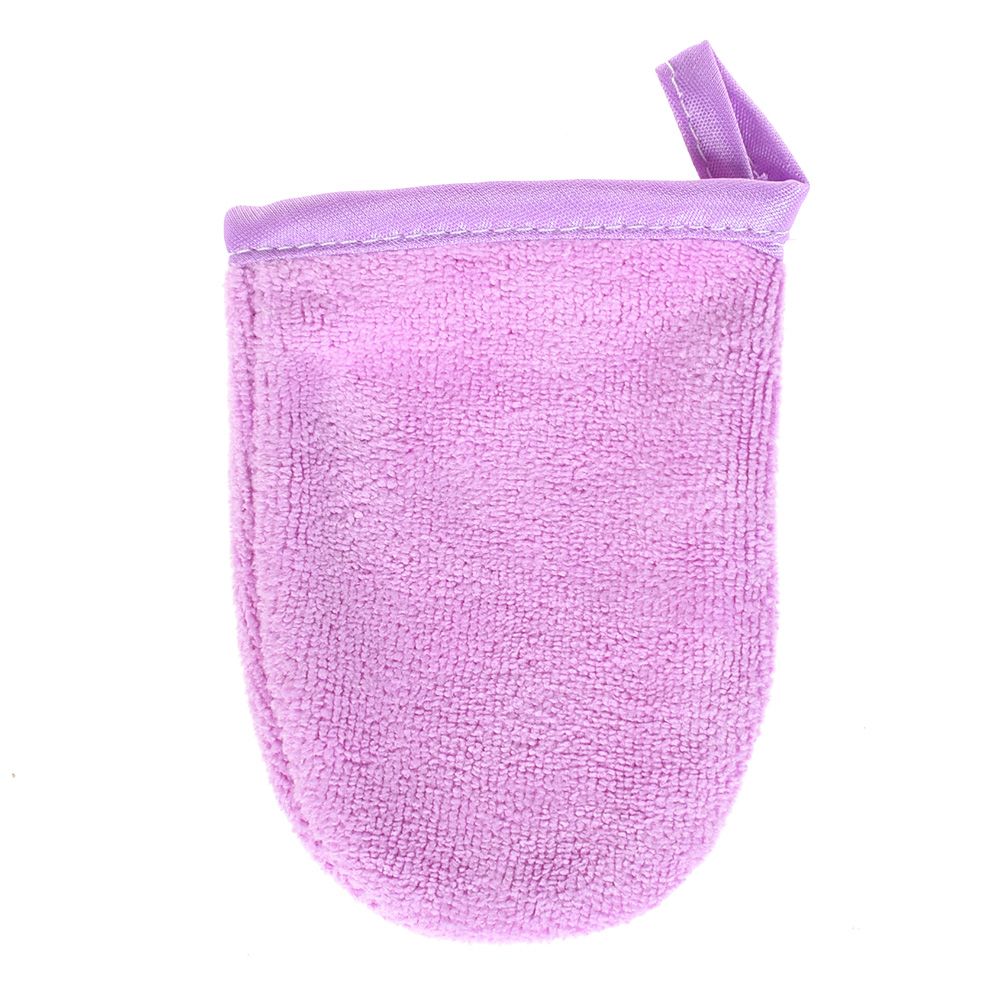 Toalla Facial de microfibra reutilizable, guante de limpieza, removedor de maquillaje, herramienta de cuidado de belleza Facial, 5 colores, 13x10 cm