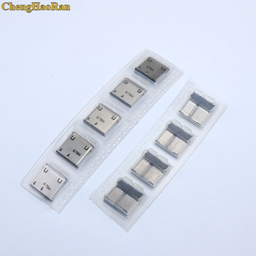 Chenghaoran 2 kpl micro usb 3.0 jack 10 pin naaras pistoke tail latausportti mobiili kovalevy liitäntä mikroliitin
