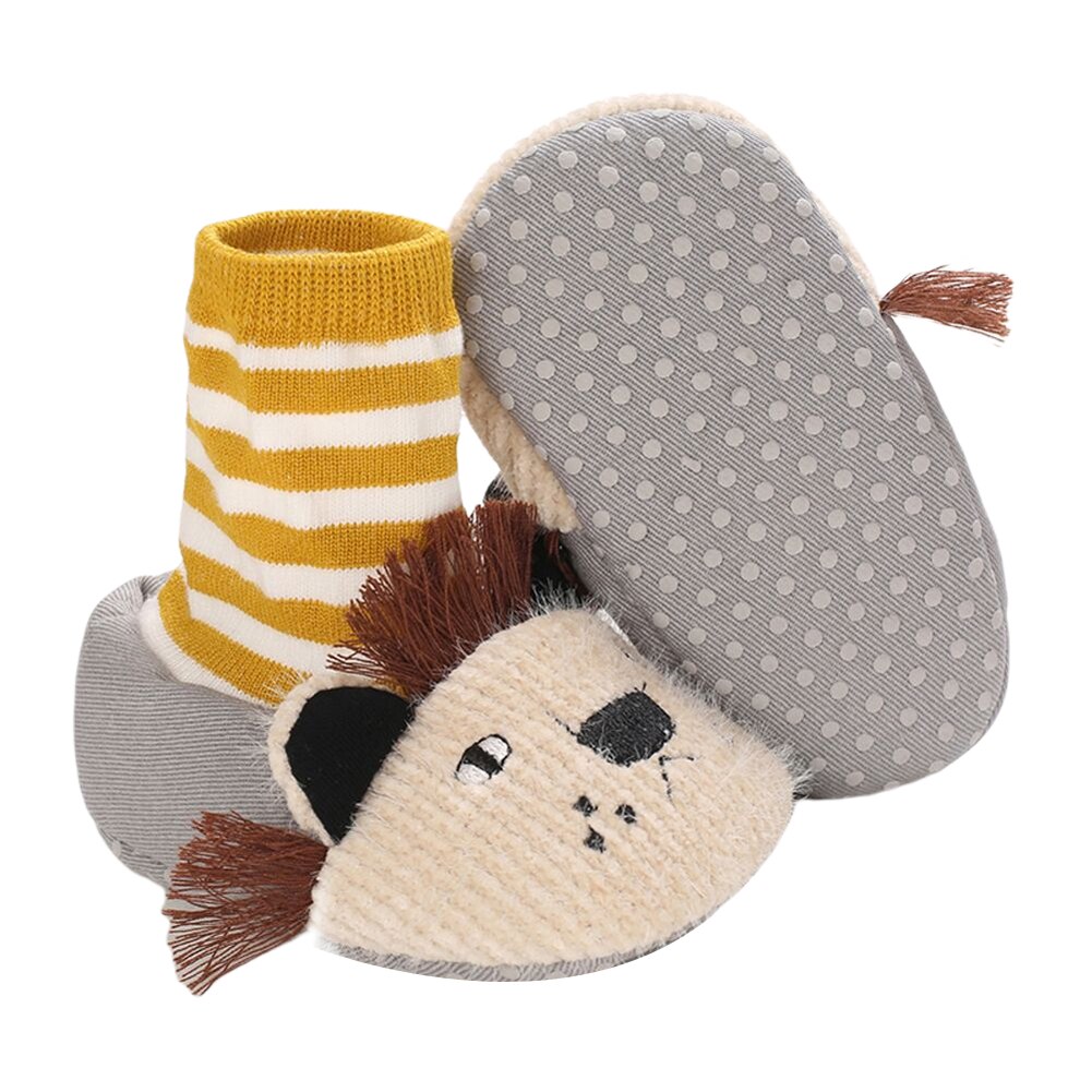 Baby Walking Shoes Cute Cartoon Soft-Soled Shoe Prewalker Socks for Girls and Boys