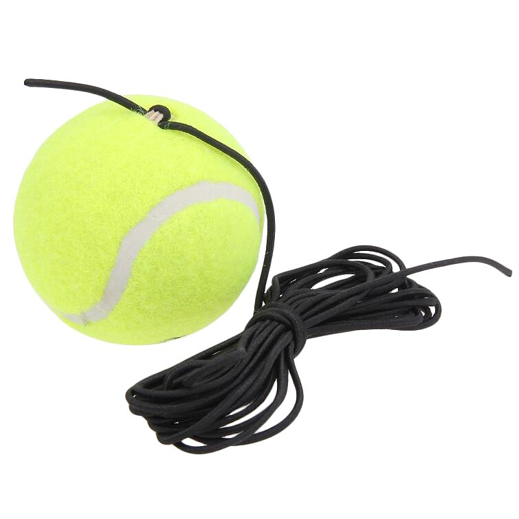 Enkeltpakke tennistrener tennisverktøy med gummifilt som erstatter strenger for trening tennistilbehør: Default Title