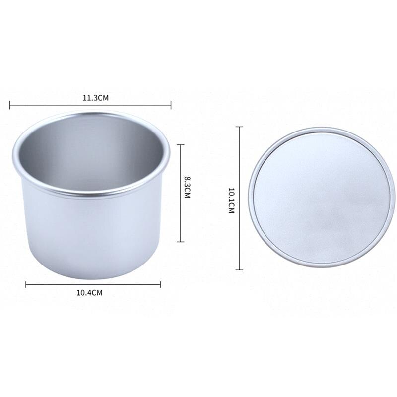 4 inch cake pan Inch Aluminum Alloy Round Cake Mould Pan Tin Tray Bakeware Tools Round Cake Pan for Kitchen Baking