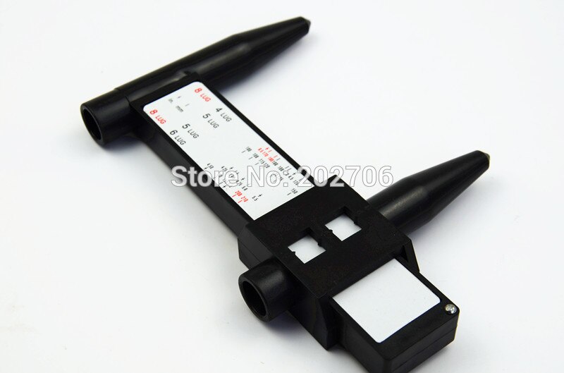 Wheel Stud Rim Bolt Pattern Measure Gauge Tool Common 4 5 6 8 Holes Lug Car Truck PCD Ruler