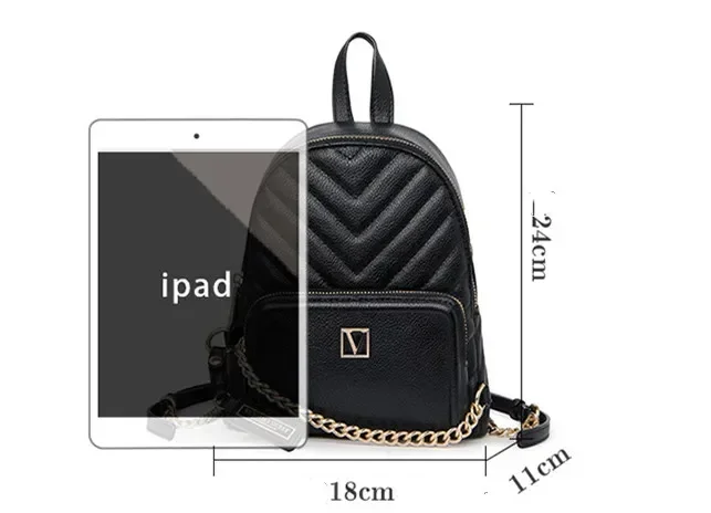 Mochila para mujer y niña, bolso de hombro pequeño para viaje y escuela, mochila de cuero PU