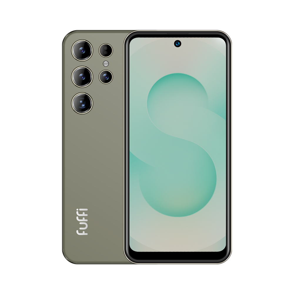 FUFFI 6,56-Zoll-Smartphone, 4G-Netzwerk-Dual-SIM-Telefon, Android 10.0-Telefon mit 32 GB ROM, Quad-Core-Prozessor, 2 + 2 MP Pixel-Telefon: Grau