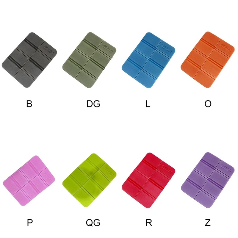 Opvouwbaar Opvouwbare Outdoor Camping Mat Xpe Waterdichte Seat Foam Pad Stoel Picknick Vochtbestendige Matras Strand Mat Pad 38*27Cm