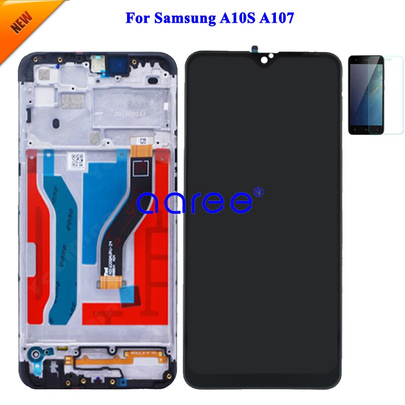 Pantalla LCD de prueba para Samsung A10S A107F/DS A107, montaje de digitalizador táctil