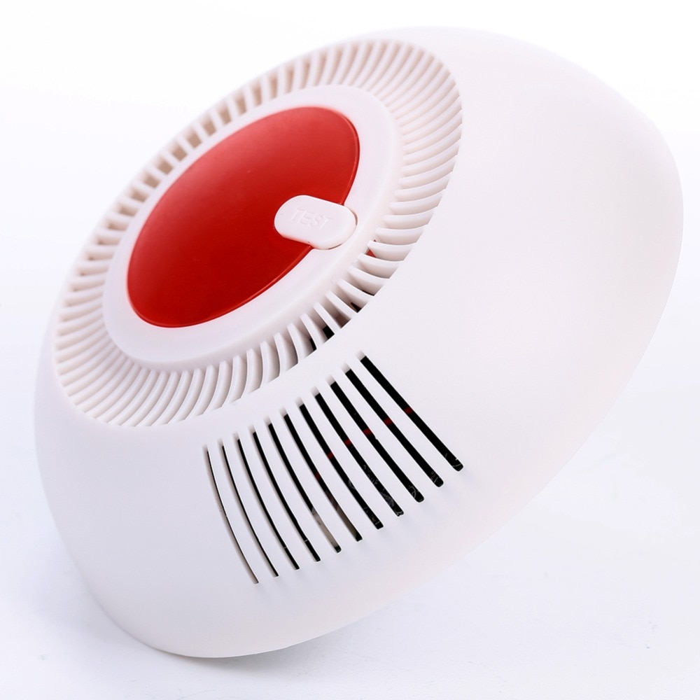 Sensor de humo de seguridad para el hogar, equipo de seguridad independiente de 85 dB, Sensor Detector de humo