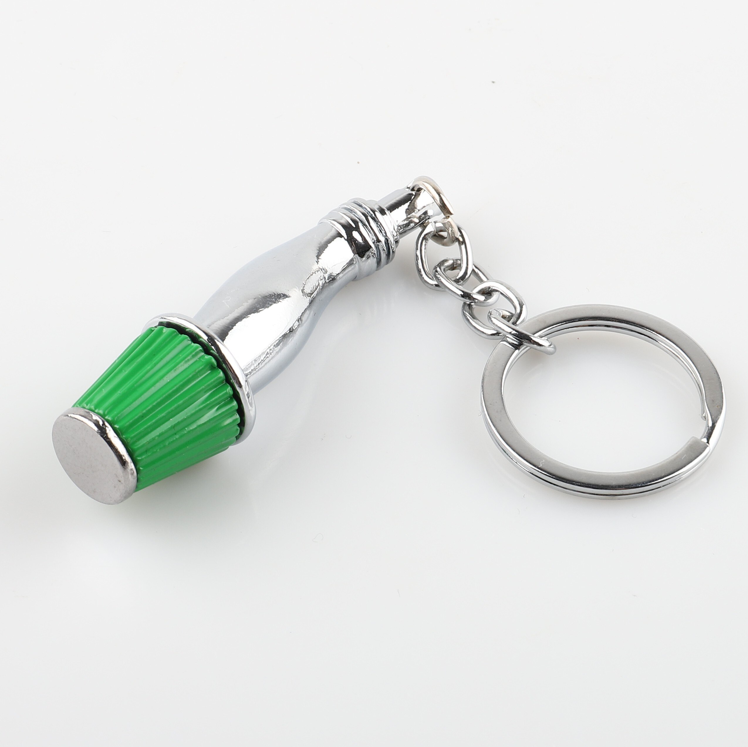 Car shape keychain Hellaflush racing keychain air intake electroplating colorful keychain Jdm keychain