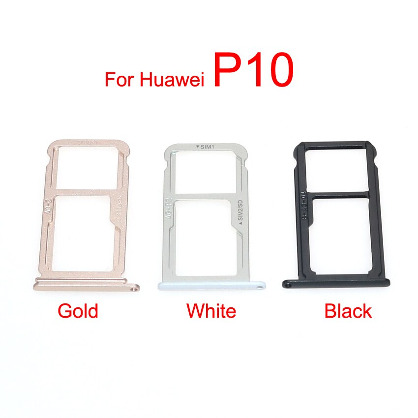 YuXi-bandeja de tarjeta Sim para Huawei P10 Plus P10 Lite, adaptador de soporte de ranura, piezas de repuesto