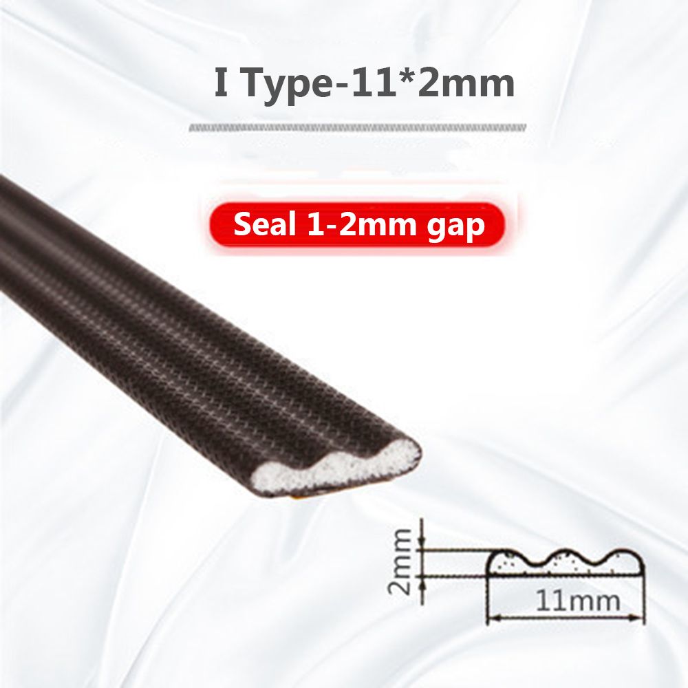 Tira de sellado anticolisión para puerta, burlete autoadhesivo para relleno de huecos, burlete para ventanas, 5M, excluidor de calado: CAMEL