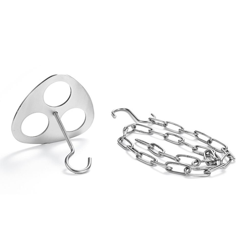 Opvouwbaar Kampvuur Kookstatief - Aluminiumlegering Statief Kampeeraccessoires Met Ketting En Draagtas - Ideaal Voor Buiten Kamperen(Zwart