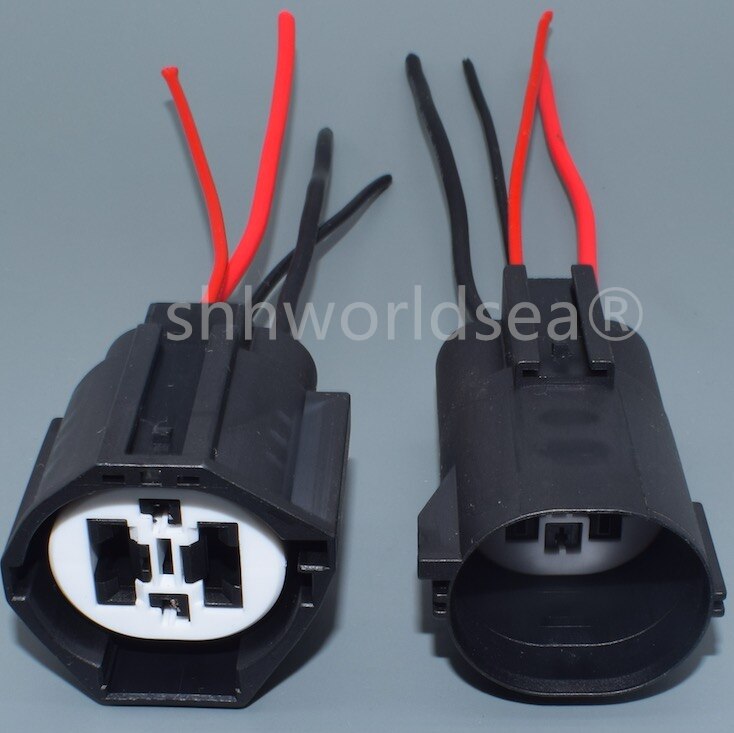 shhworldsea 1sets 4 Pin 7283-8497-90 Female Waterproof Connector Electric Fan Socket Plug For Ford Focus Volvo Land Rover: 1pair male female