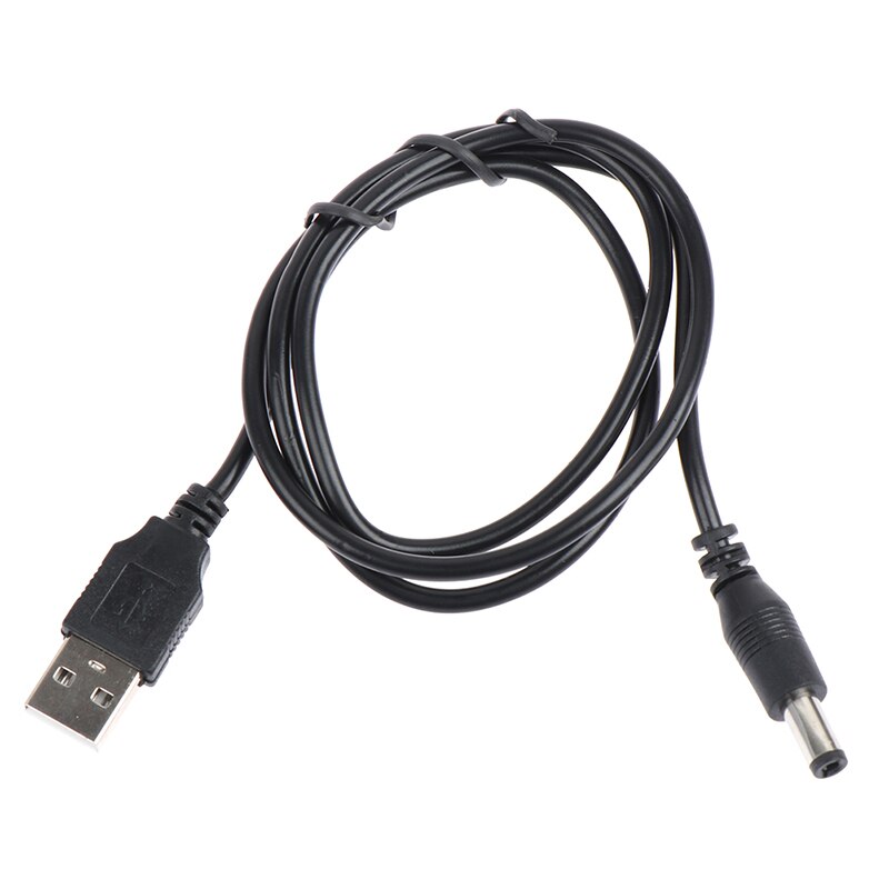 1Pc Usb 5V Charger Power Cable Dc 5.5 Mm Plug Jack Usb Power Kabel Voor MP3/MP4 Speler