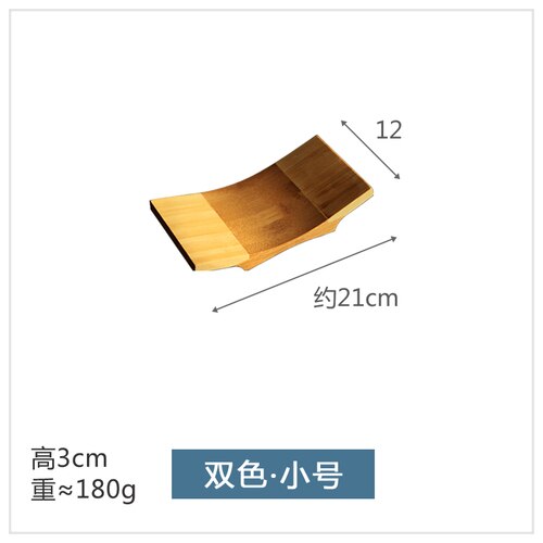 Massief Houten Platen Koken Houten Platen Sushi Platen Rechthoekige Gebogen Servies Japanse En Koreaanse Servies: Colorful