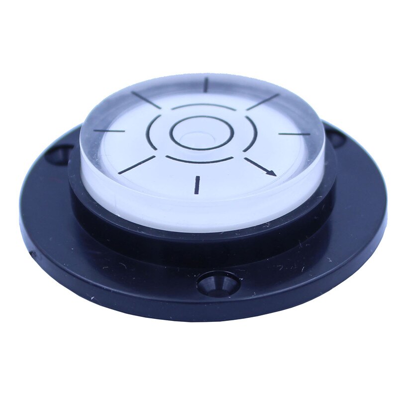Haccary bullseyes waterpas universeel waterpas waterpas rond horizontaal waterpas kralen met basis maat 50*12mm: Zwart 3