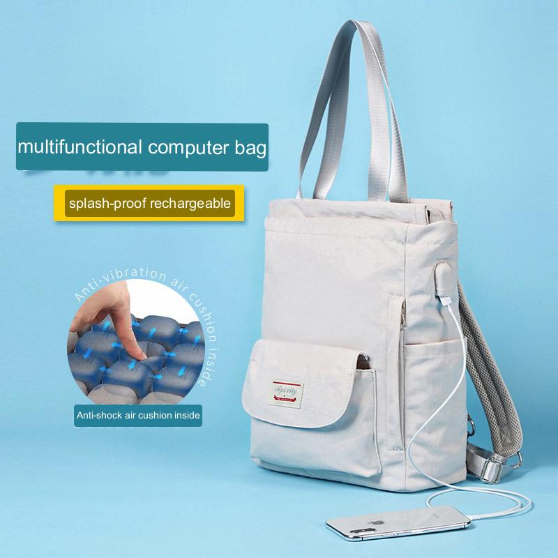 Women Shoulder Bag For Laptop Waterproof Oxford Cloth Notebook Backpack 15.6 Inch Laptop Backpack Girl Schoolbag